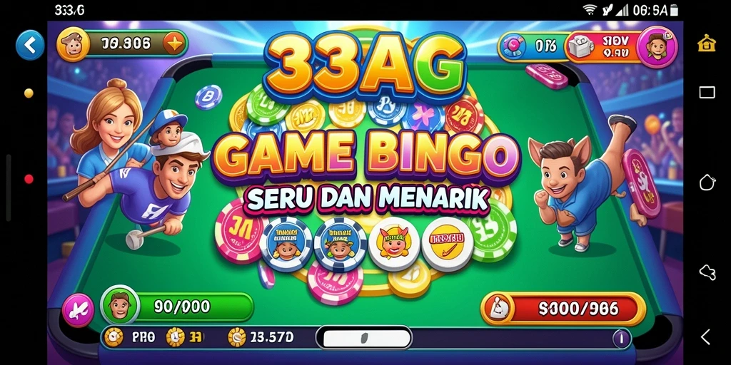 Tampilan gameplay Bingo yang seru dan interaktif.