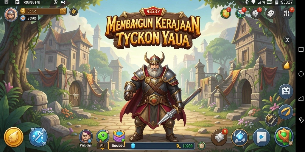 Screenshot utama 93337 menunjukkan gameplay Tycoon yang menarik.