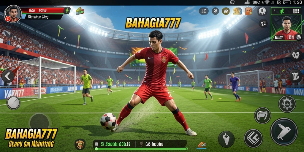 Tampilan gameplay BAHAGIA777 yang mendebarkan dan penuh aksi.