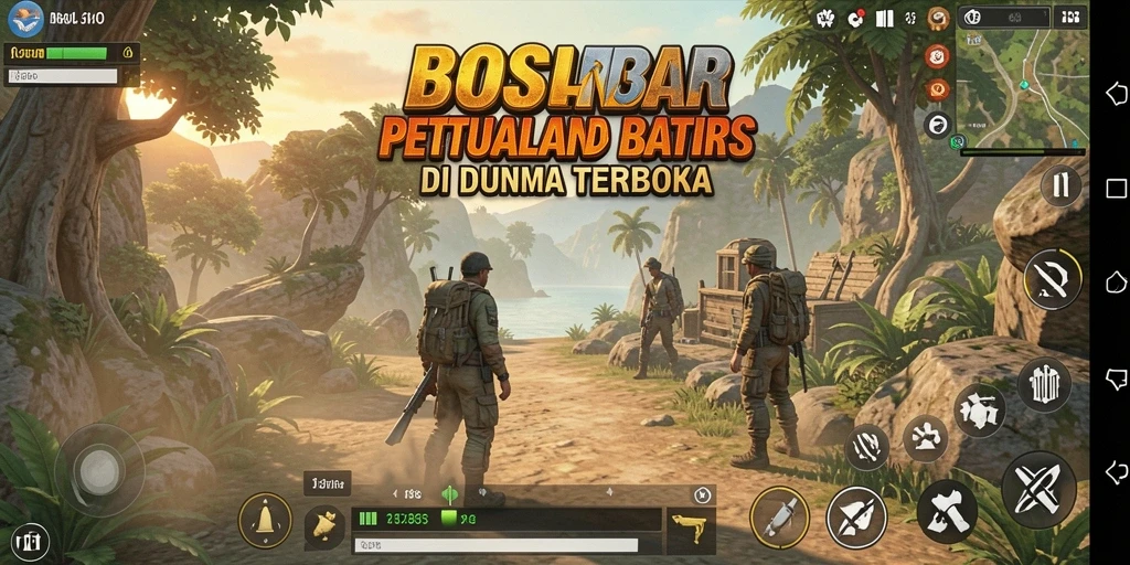 Tangkapan layar gameplay BOS138 yang menampilkan eksplorasi dunia terbuka.