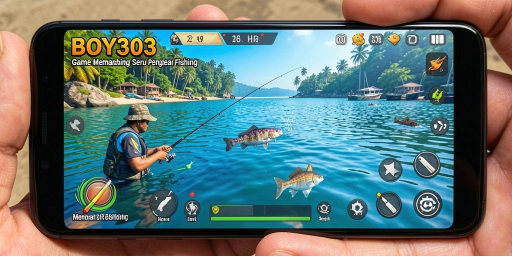 Gameplay BOY303 yang memukau dan menarik saat memancing.