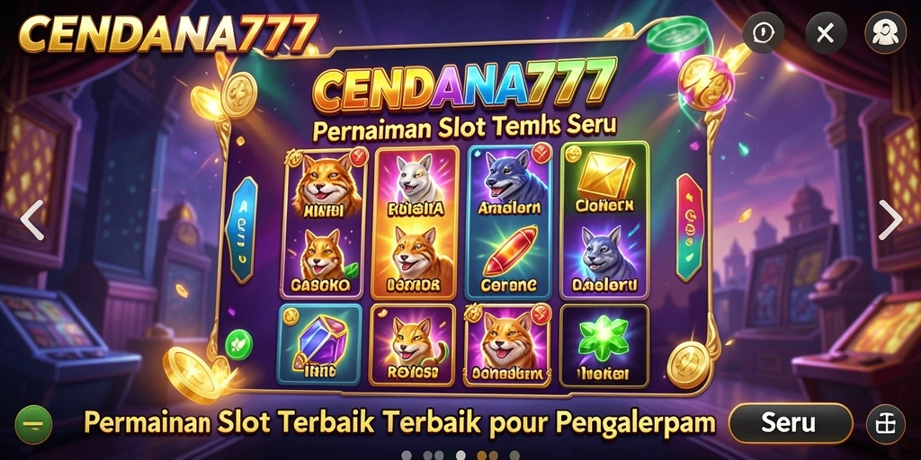 Tampilan menarik dari gameplay CENDANA777 yang penuh warna.