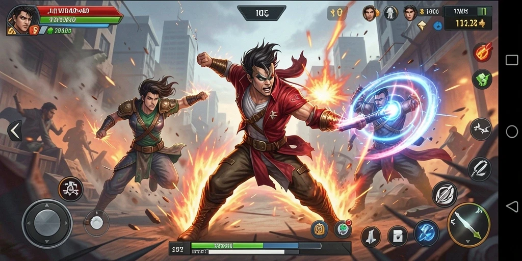 Gameplay seru JANDA4D dengan pertarungan epik yang mendebarkan.