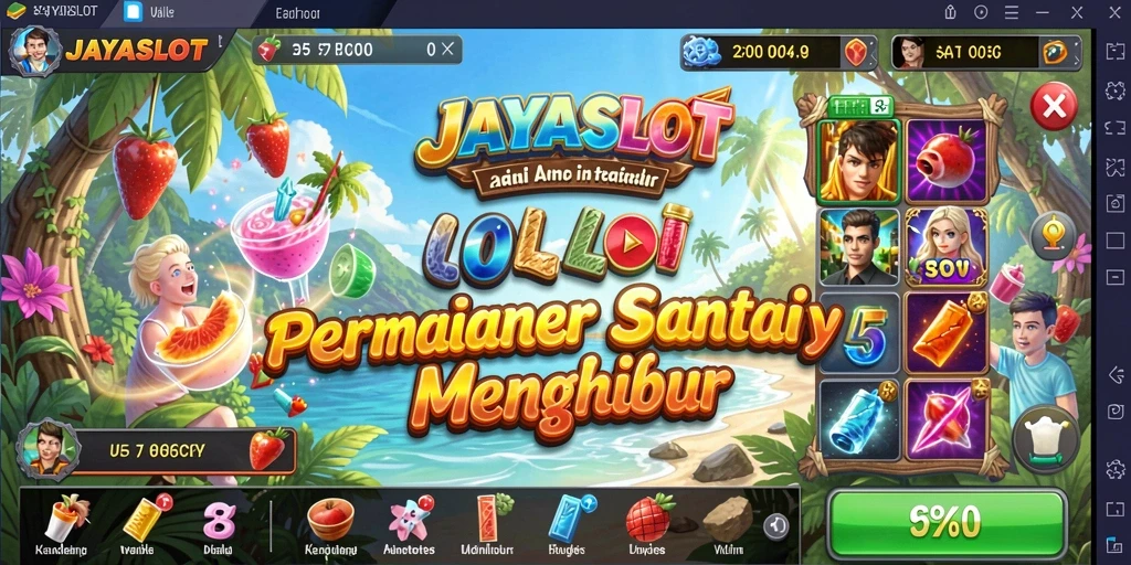 Screenshot gameplay JAYASLOT dengan berbagai tantangan seru.