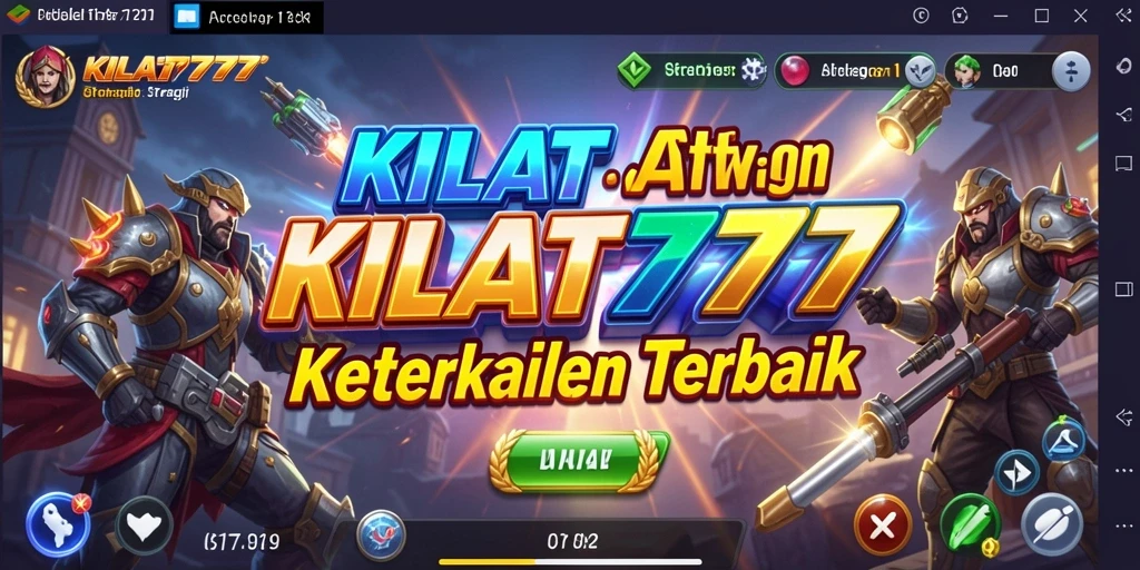 Tampilan dinamis gameplay KILAT777 yang penuh strategi.