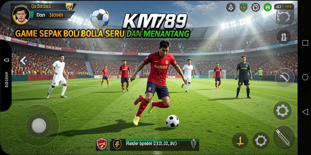 Tampilan screenshot utama KM789 yang menunjukkan aksi seru di lapangan.
