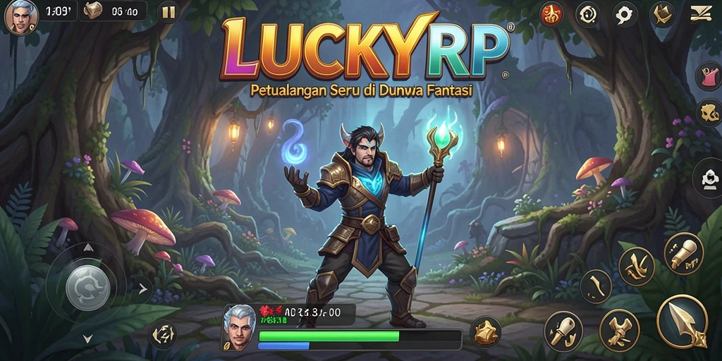 Tampilan menakjubkan dari gameplay LUCKYRP yang penuh aksi dan petualangan.
