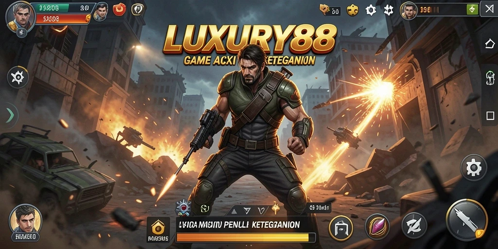 Tampilan menyeramkan dalam gameplay penuh aksi LUXURY88.