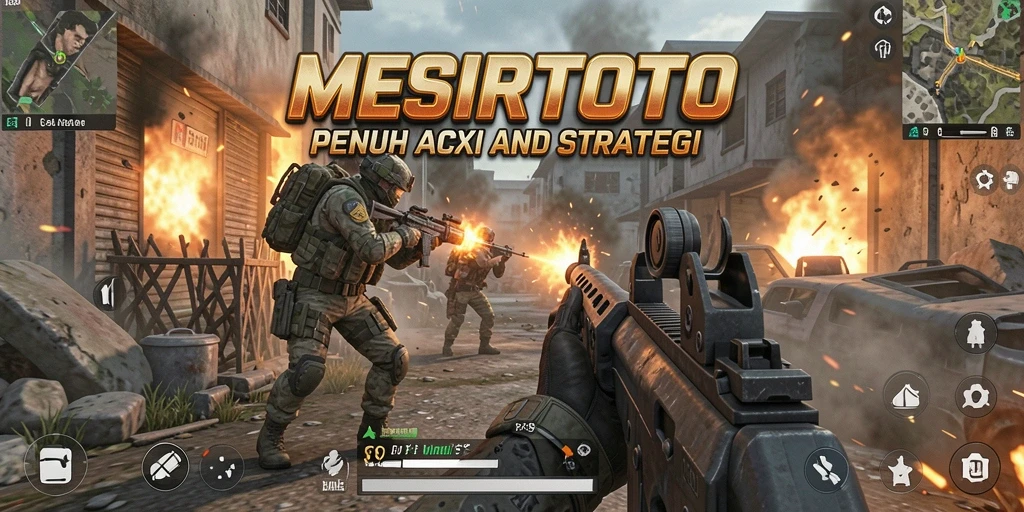 Tampilan gameplay intens di MESIRTOTO dengan aksi seru dan grafis menawan.