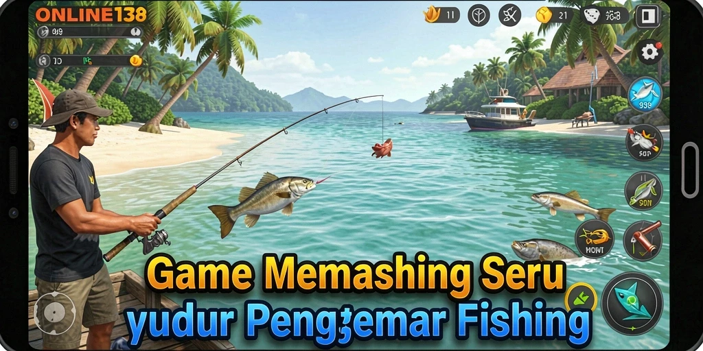 Tangkapan ikan besar dan suasana menenangkan di ONLINE138.