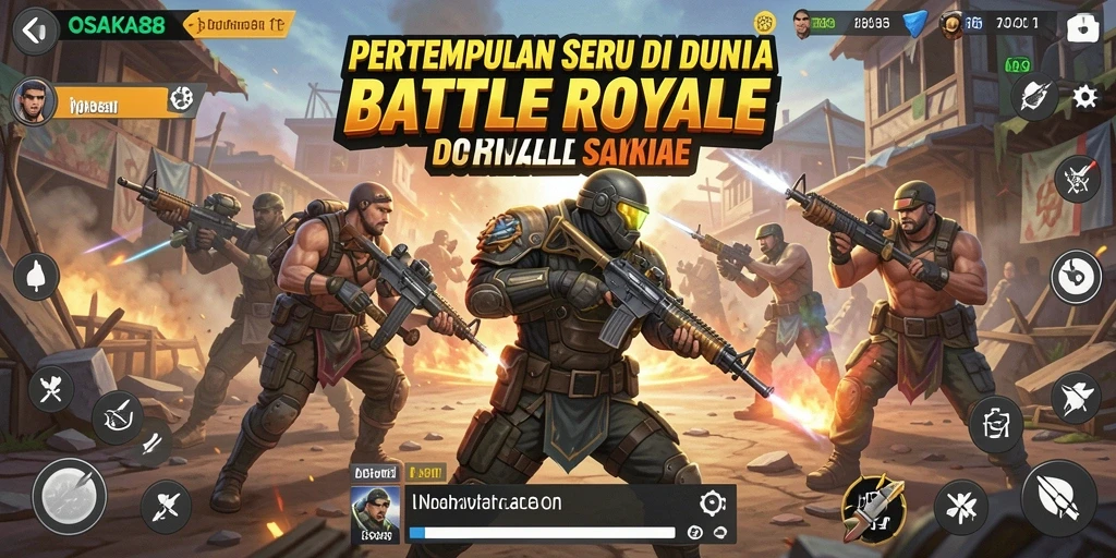 Gameplay OSAKA88 yang intens dan menegangkan di arena pertempuran.