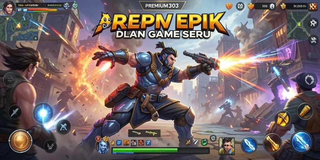 Tangkapan layar gameplay PREMIUM303 menampilkan aksi seru yang mendebarkan.