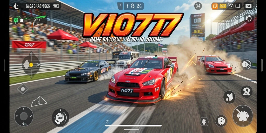 Gameplay balap yang seru dan mendebarkan di VIO77.